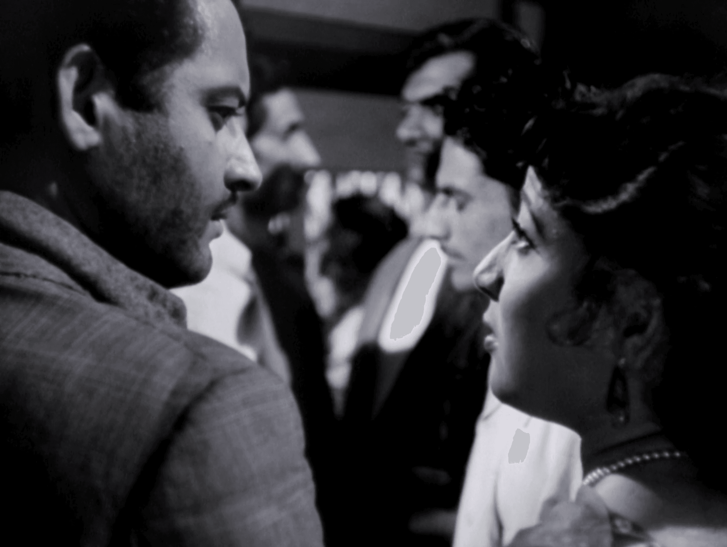 Lift shot where Meena and Vijay are starting